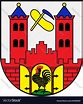 Coat of arms suhl in thuringia germany Royalty Free Vector