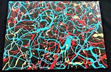 Sold Price: Signed Jackson Pollock Drip Painting On Board - July 6 ...