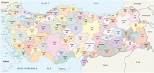 Map of Turkey - Guide of the World