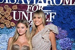 Heidi Klum Supported Her Model Daughter Leni in a Bejeweled Jumpsuit ...