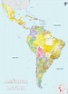 Mapa de América Latina Político, flexible o rígido - TEC Asociados