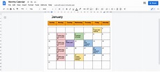 Editable Calendar For Google Docs Printable Calendar - vrogue.co