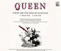 Queen – These Are The Days Of Our Lives (1991, CD) - Discogs