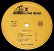 BOB SEGER BACK IN '72 Album Cover Gallery and 12" Vinyl LP Description ...