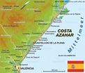 Map of Costa Azahar (Spain) - Map in the Atlas of the World - World ...