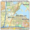 Aerial Photography Map of White Bear Lake, MN Minnesota