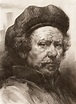 Rembrandt self portrait | Rembrandt portrait, Rembrandt drawings ...