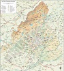 Mapa de la comunidad de madrid con relieve