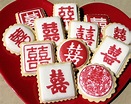 Chinese themed wedding cookies Chinese Wedding Favors, Chinese Tea ...
