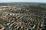Luftaufnahme Germering - Gewerbegebäude im Wohngebiet einer ...