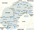 Pin by Ela Janiak on FREE STATE PROVINCE - SOUTH AFRICA | Map, Free ...