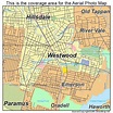 Aerial Photography Map of Westwood, NJ New Jersey