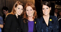 Sarah Ferguson and daughters Princess Beatrice and Eugenie break royal ...