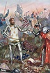 King John of France surrendering himself to the English at the Battle ...