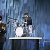 In this 1964 file photo, the Beatles’ Ringo Starr plays drums on the ...