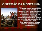 PPT - O SERMÃO DA MONTANHA PowerPoint Presentation, free download - ID ...