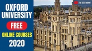 Oxford University FREE ONLINE COURSES with CERTIFICATION | The Geek ...