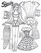 Free Printable Paper Doll Coloring Pages For Kids
