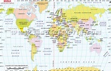 Buy World Latitude and Longitude Map