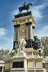 Monument to king Alfonso XII at Retiro Park in Madrid, Spain Photograph ...