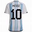 Adidas Messi Argentina 2022 World Cup Home Men's Authentic Jersey ...