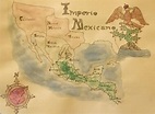 Mapa del primer Imperio Mexicano by amisadaidibuja on DeviantArt