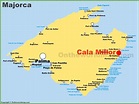 Cala Millor location on the Majorca map