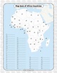 Printable Africa Countries Map Quiz & Solutions