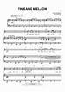 Fine And Mellow" Sheet Music by Billie Holiday for Piano/Vocal/Chords ...