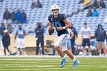 Freshman Drake Maye makes his UNC football debut in spring game