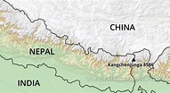 Kangchenjunga map - by Freeworldmaps.net