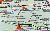 Touristinformation Müncheberg - Lage /Stadtgebiet