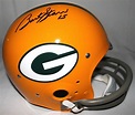 Bart Starr Signed Packers Full-Size Throwback Suspension Helmet (TriStar COA) | Pristine Auction