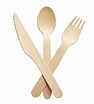 Compostable Biodegradable Silverware Wooden Fork Knife and Spoon ...