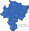 Kreis Wesel interaktive Landkarte | Image-maps.de