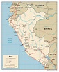 Grande detallado mapa político de Perú con carreteras y ciudades - 2006 ...