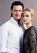 Luke Evans and Sarah Gadon they both look lovely as husband and wife ...