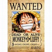 Poster Personalizados Personagens De One Piece Cartas De Procurados ...