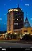 High rise hotel of Arcadia with panoramic restaurant, Thuringia, Suhl ...