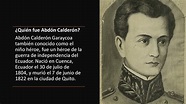 Diaporama de la Biografía Abdón Calderón | Jossué Guarnizo 10 D - YouTube