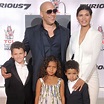 Vin Diesel entouré de sa copine et de ses enfants pour laisser ses ...