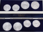 28x Silbermünzen Montreal 1976, kompletter Satz | Badisches Auktionshaus