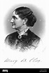 Engraving of Mary Barr Clay, an American feminist Stock Photo - Alamy