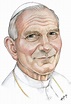 Alan Rodríguez .Caricaturista.: Papa Juan Pablo II