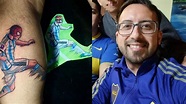 Un hincha de Boca se tatuó a Julián Alvarez para cumplir su promesa