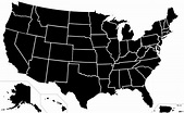 File:H1N1 USA Map.svg - Wikimedia Commons | Silhouette projects, Svg ...