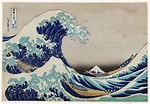 Kanazawa Oki Nami Ura by Katsushika Hokusai (1760-1849) a traditional ...