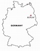 COLOREA TUS DIBUJOS: Mapa de Alemania para colorear