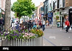 Pedestrian area, High Road, Beeston. Nottingham, England Stock Photo ...
