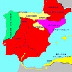 Península Ibérica en los años 470 - Tamaño completo